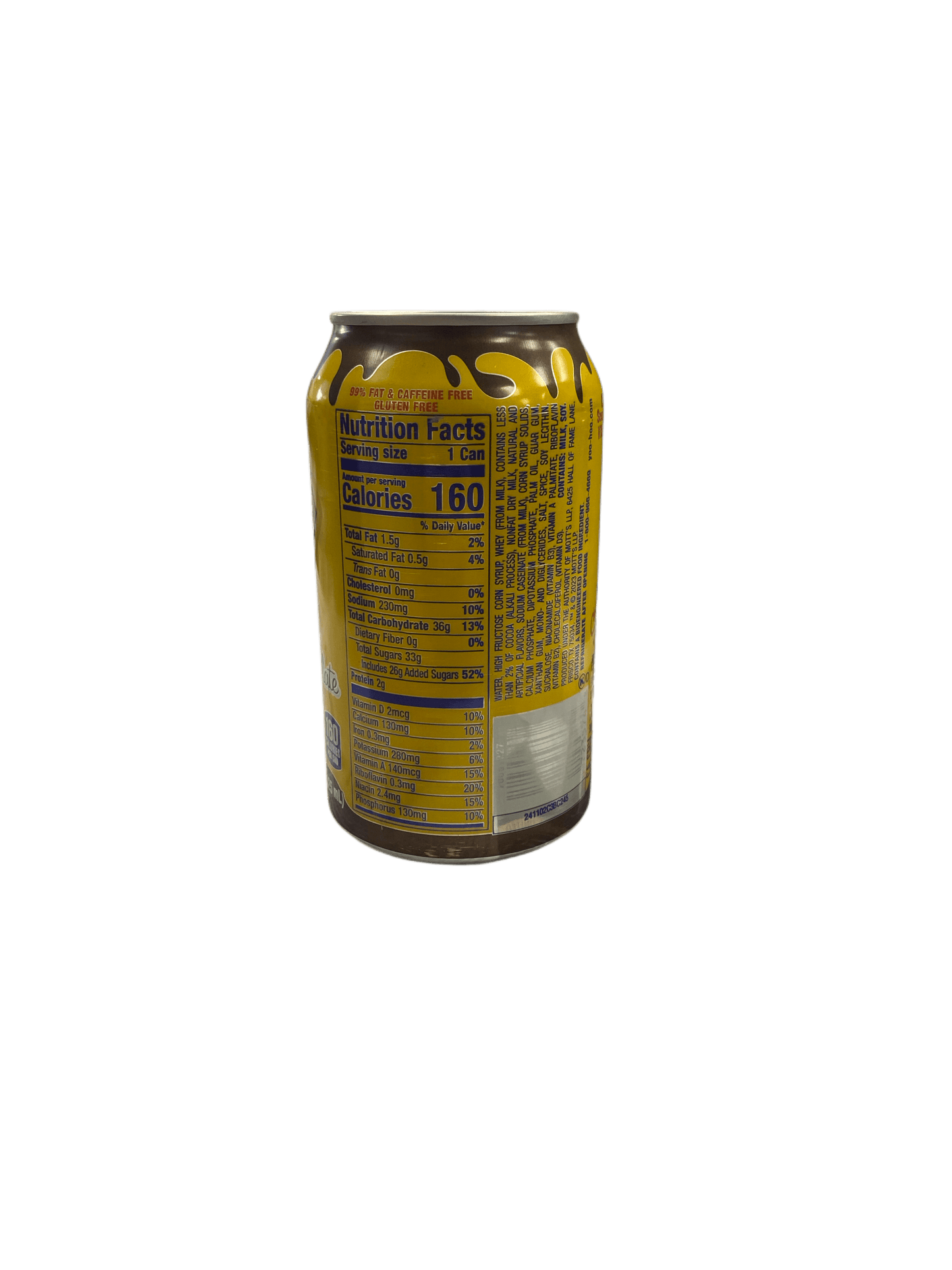 Yoohoo Chocolate Drink Can