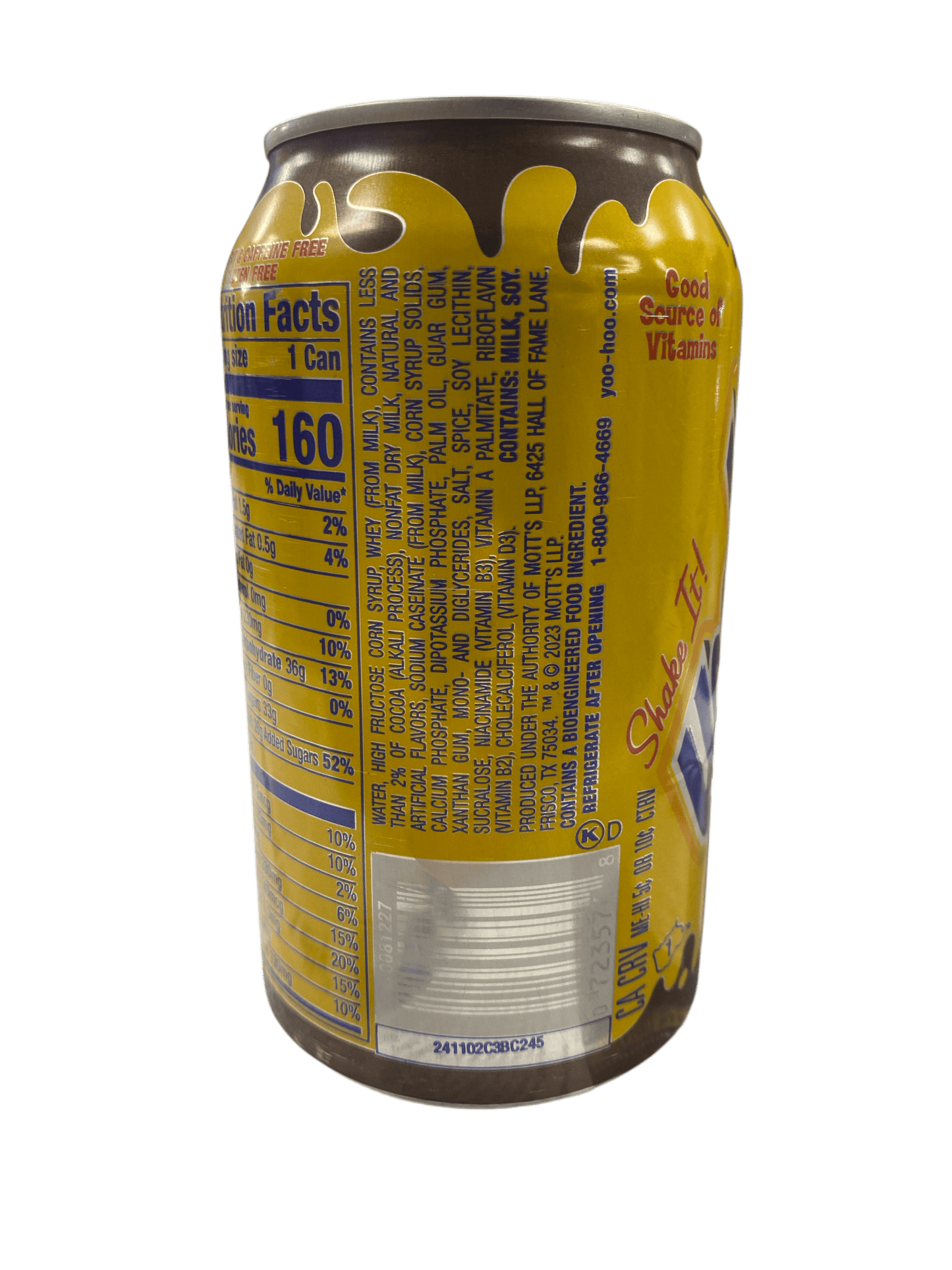 Yoohoo Chocolate Drink Can