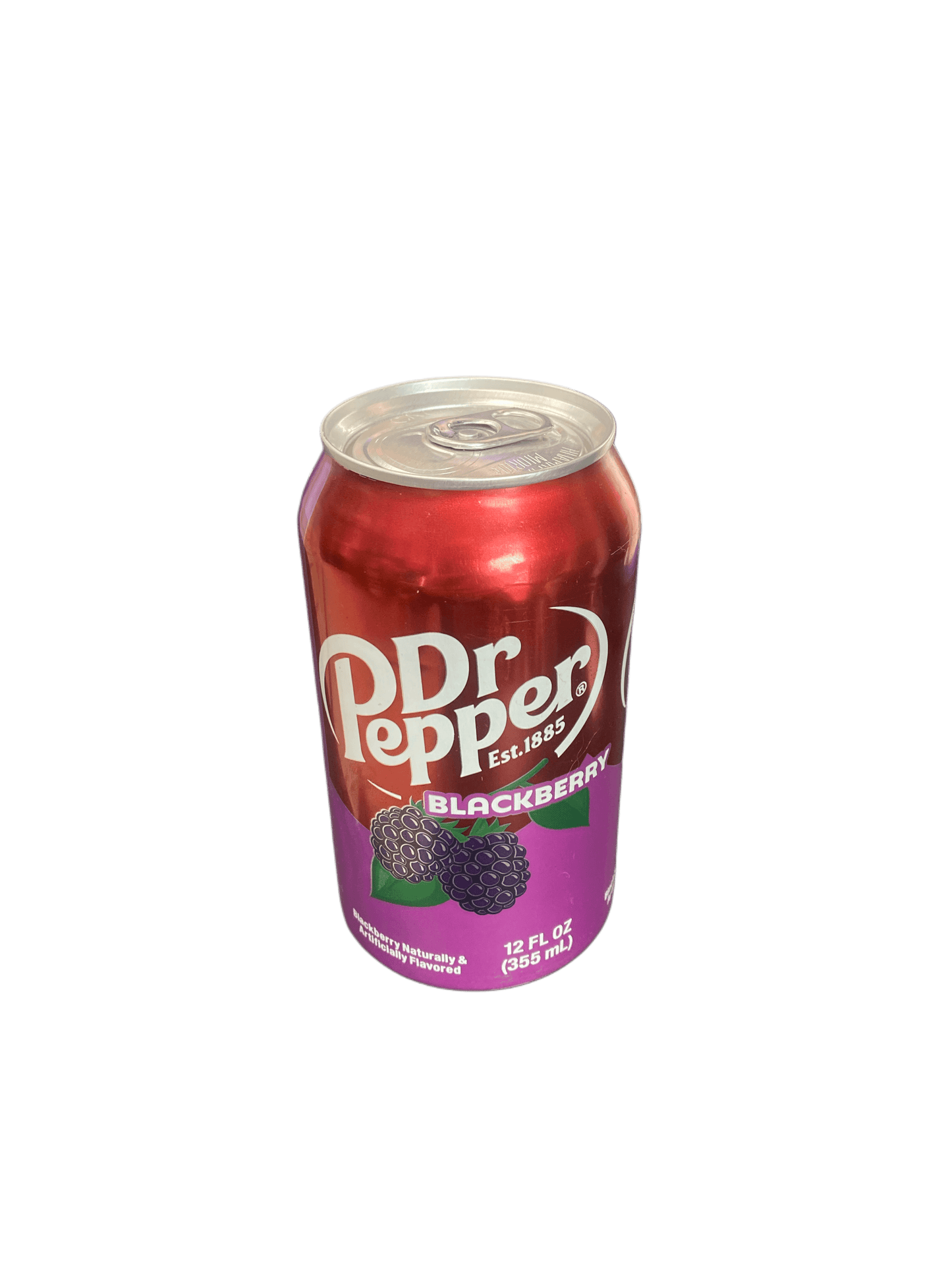 Dr. Pepper Blackberry Soda Can 355ML - U.S Edition