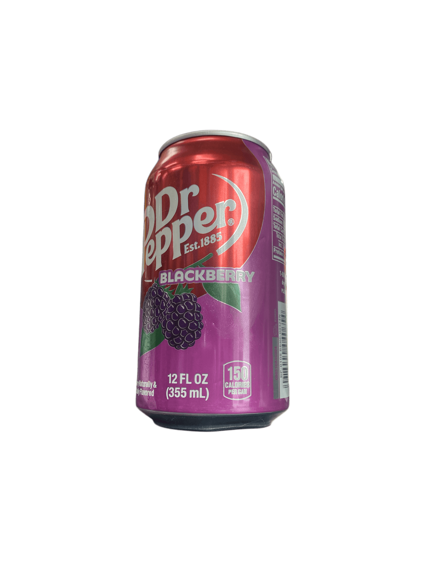 Dr. Pepper Blackberry Soda Can 355ML - U.S Edition