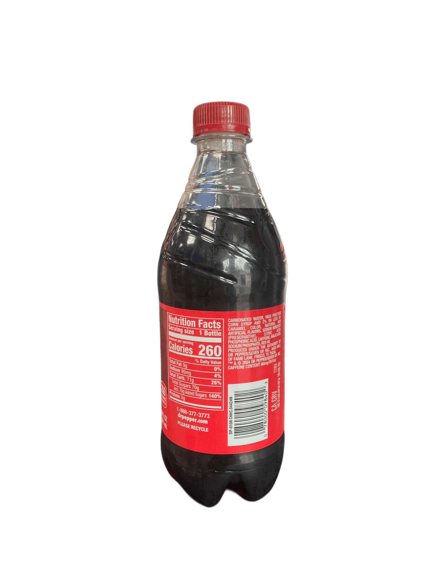 Dr. Pepper Cherry Bottle 591ML