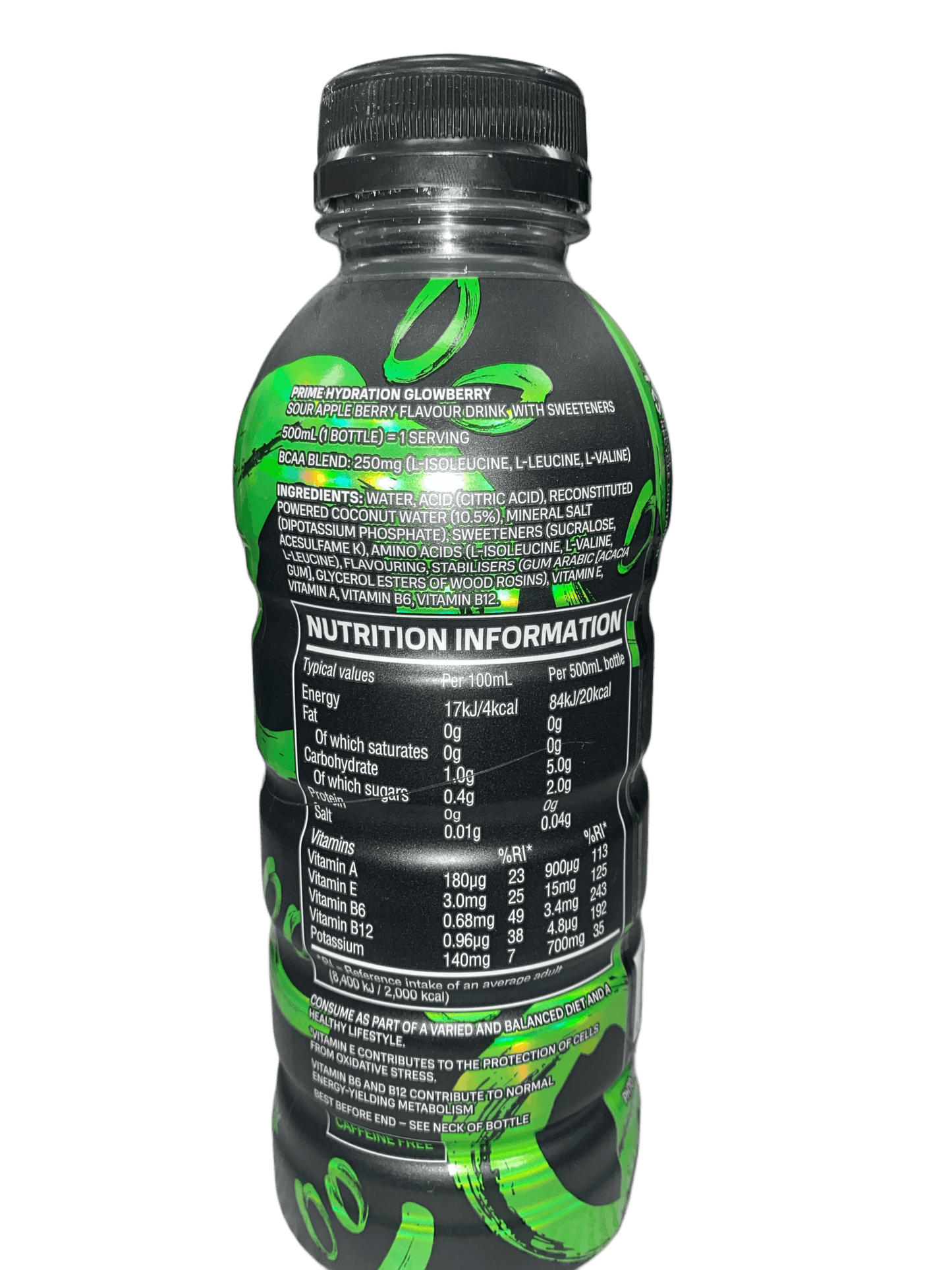 Prime Hydration Glowberry - U.K Ultra Rare HOLO Edition