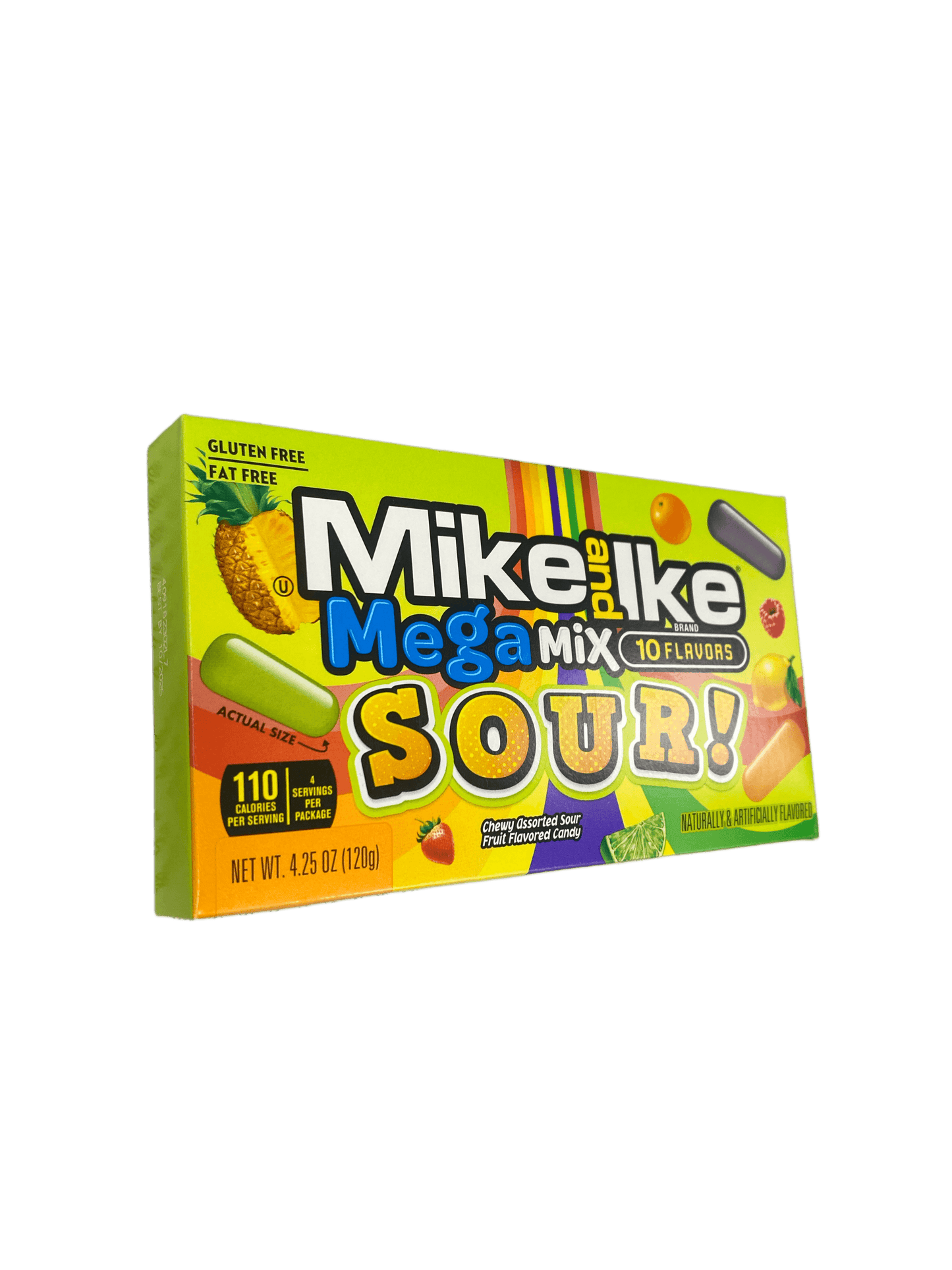Mike and Ike Mega Mix Sour Theatre Box 4.25OZ - Canadian Edition
