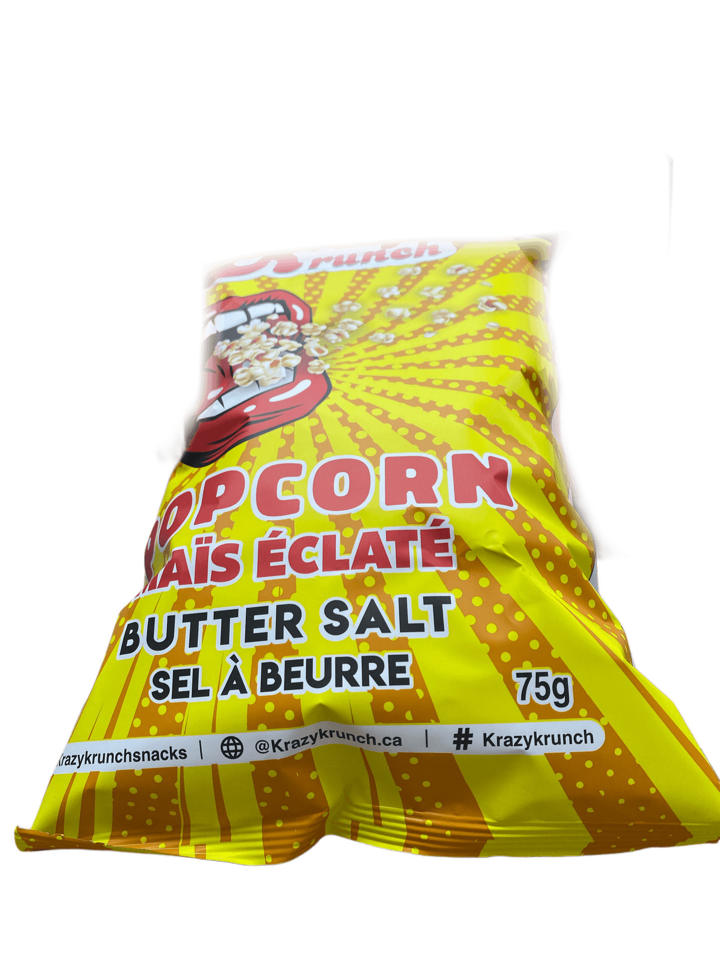 Krazy Krunch Popcorn Butter Salt 75G - Canadian Edition