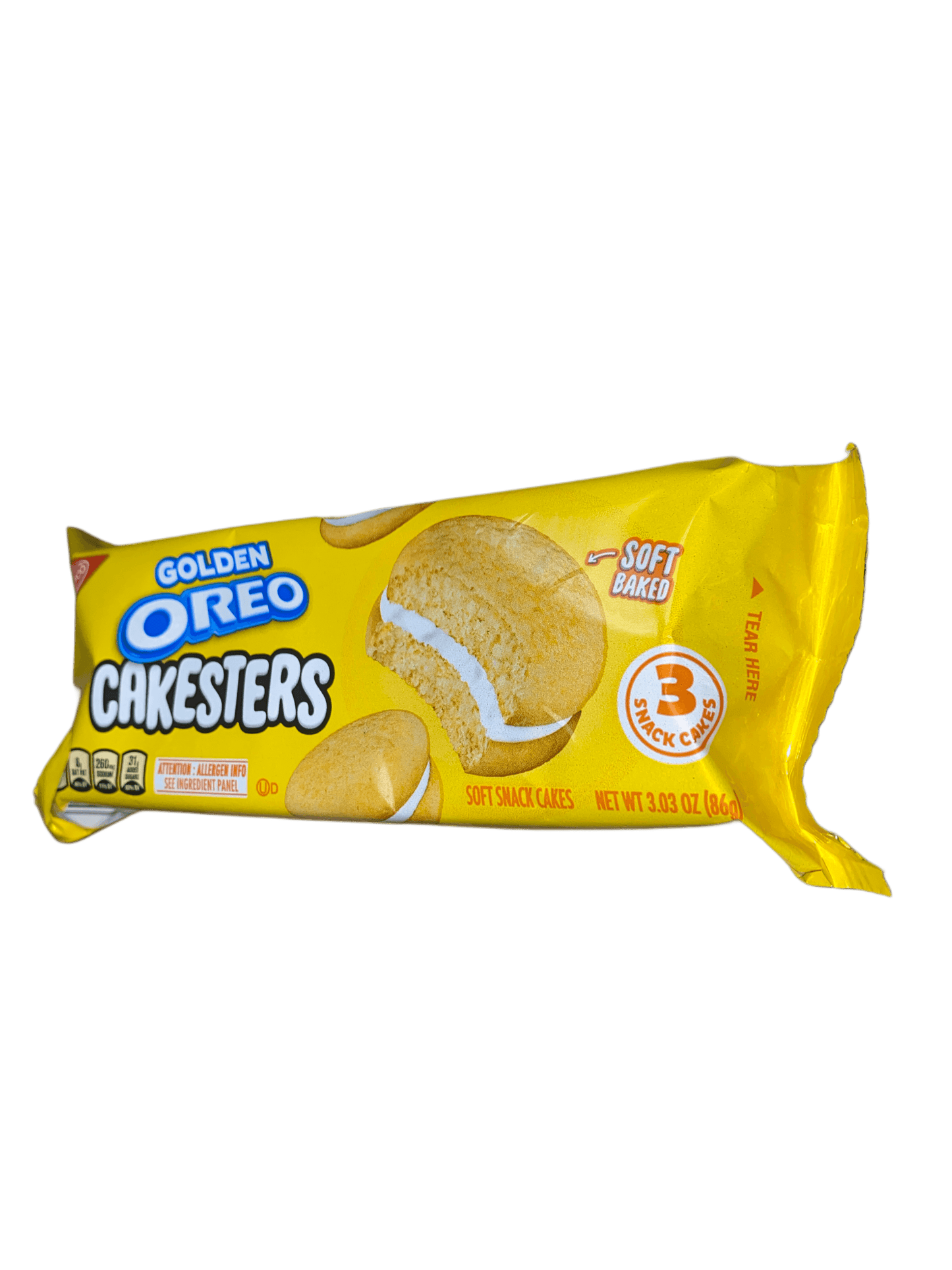 Oreo Golden Cakesters 3 Pack - 3.03OZ - U.S Edition