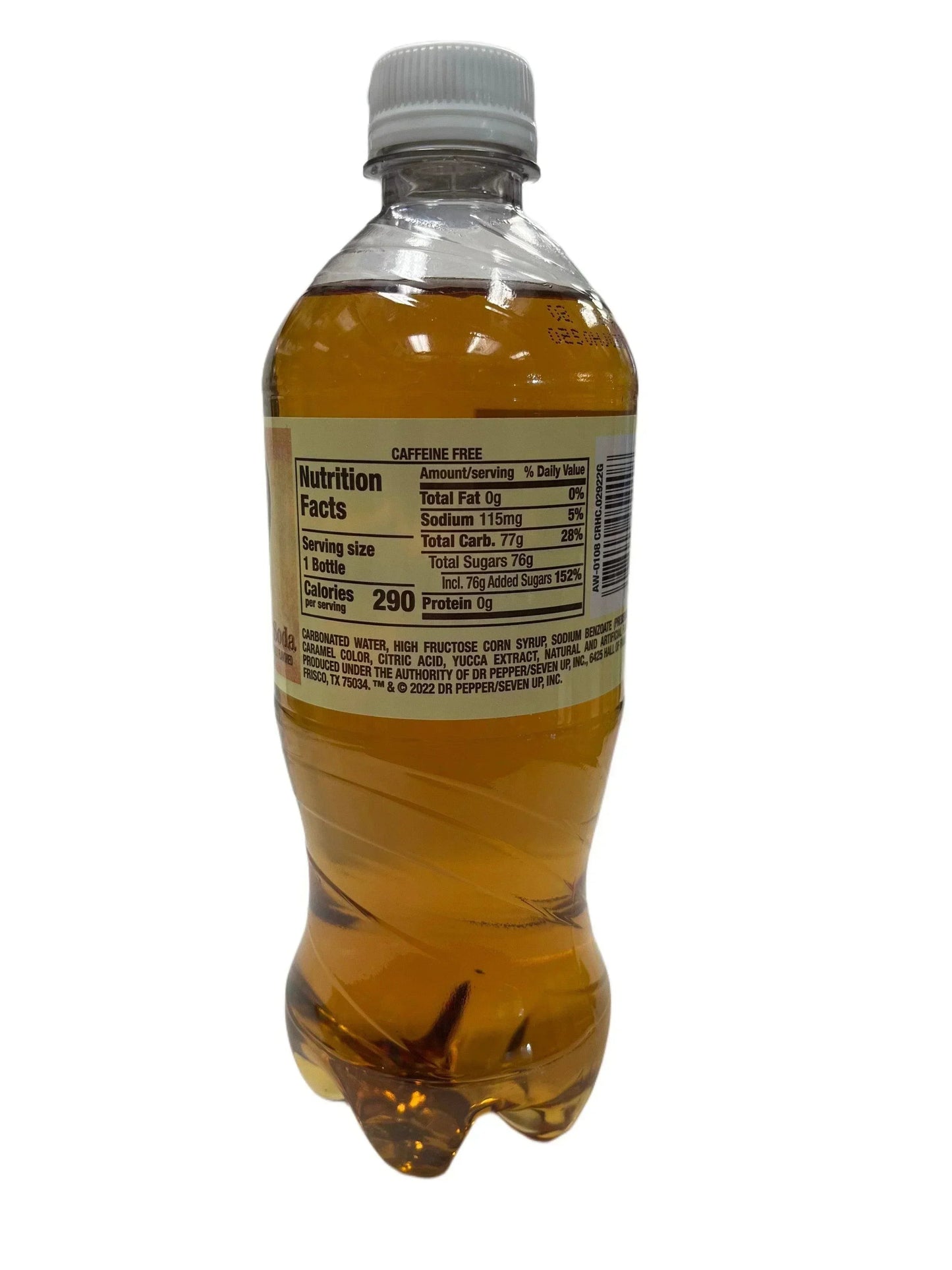 A&W Cream Soda Bottle 591ML
