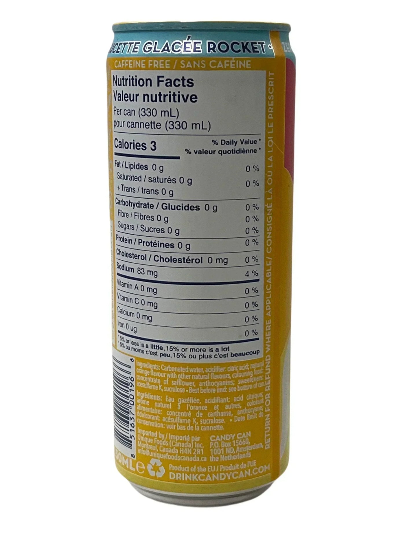 Candy Can Sparkling Rocket Ice Lolly