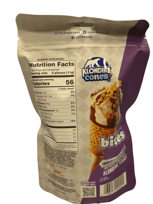 Klondike Cones Chocolate Bites Waffle 120G