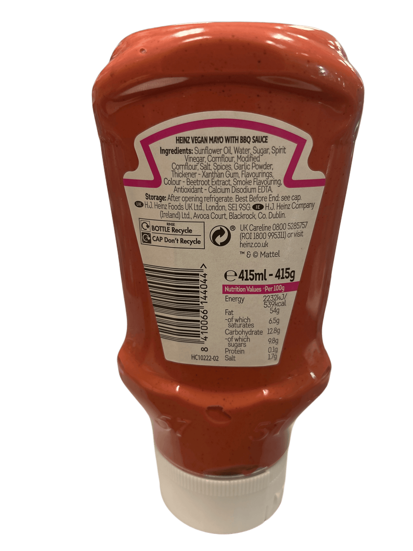 HEINZ Classic BarbieCUE Mayo Barbecue Sauce 415ML
