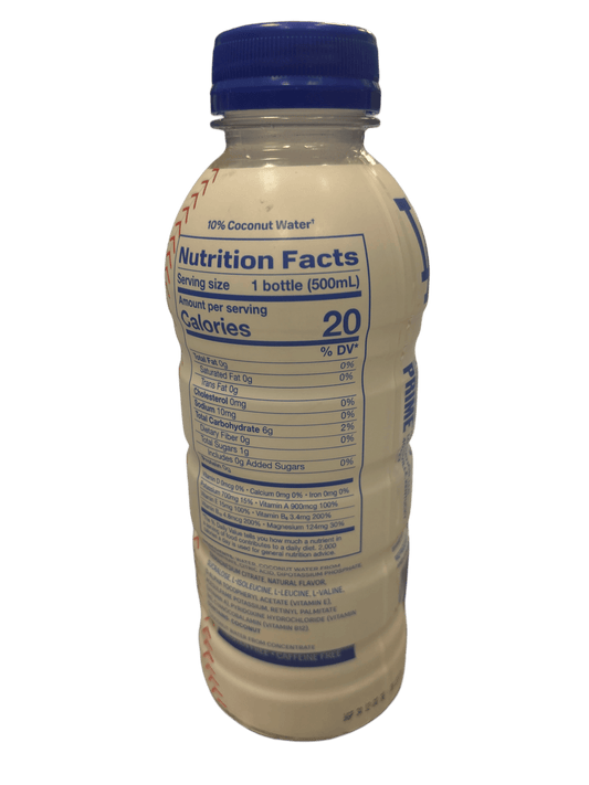 Prime Hydration White Dodgers 2023 Drink Damaged