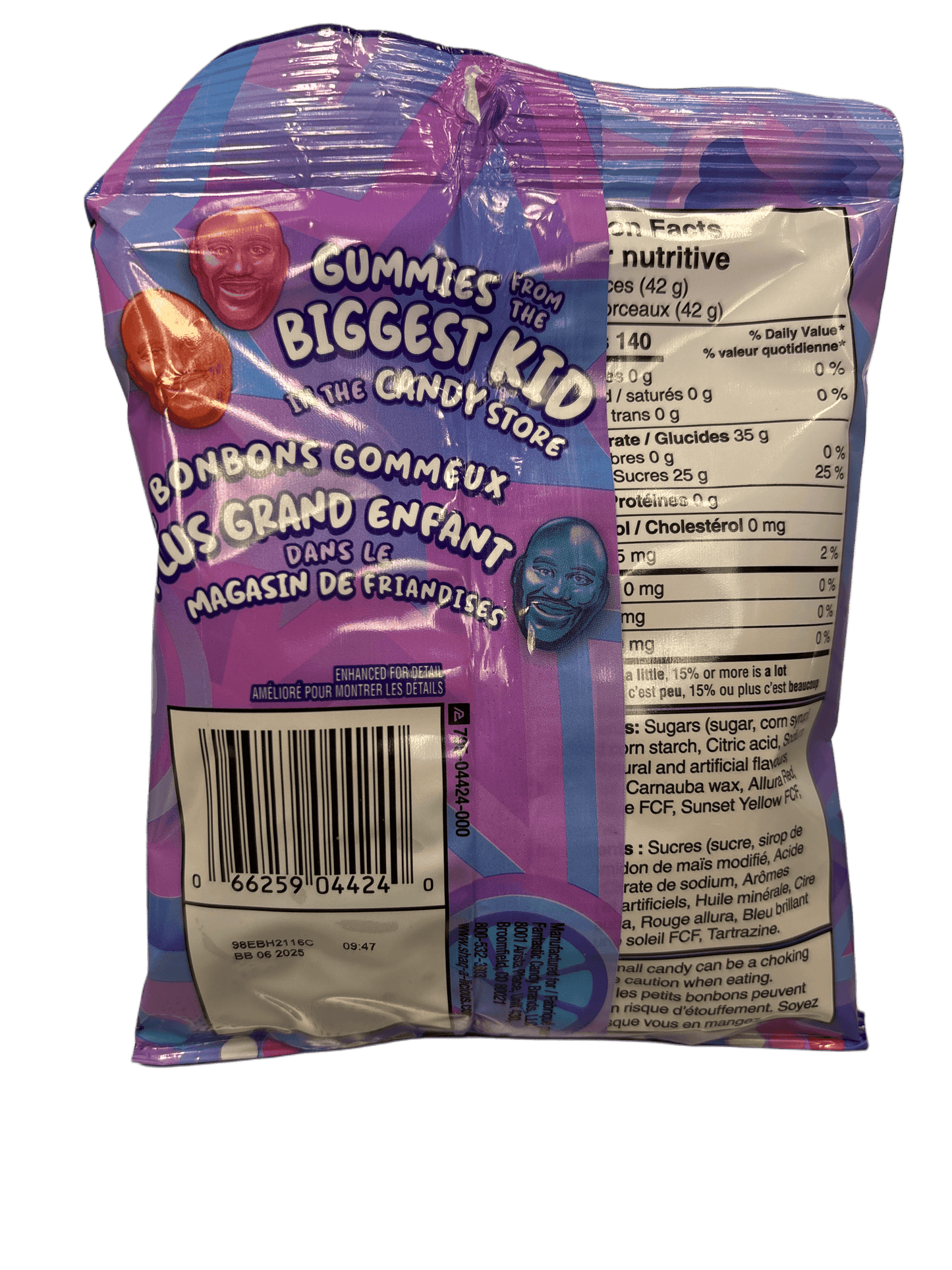 Shaq A Licious XL Gummies 175G - Shaq Edition