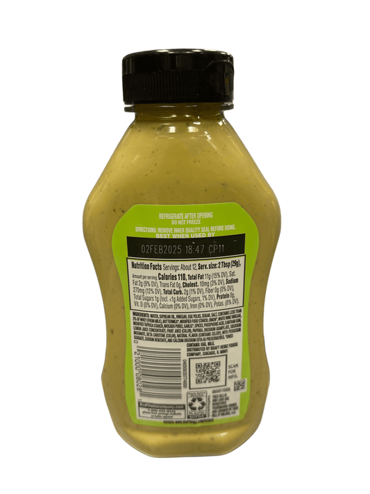 Taco Bell Avocado Ranch Creamy Sauce 12OZ