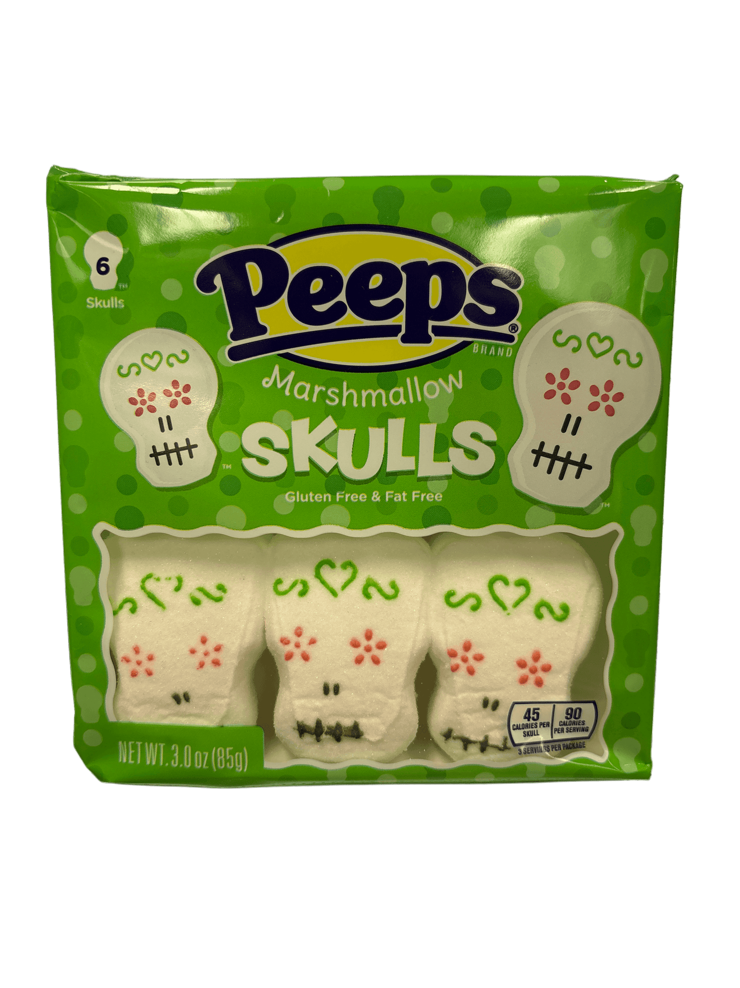 Peeps Marshmallow Halloween Skulls 3OZ