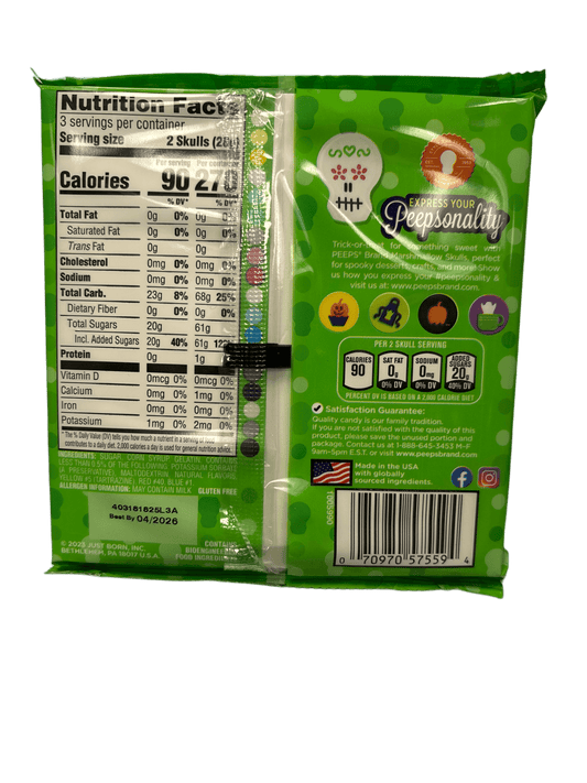 Peeps Marshmallow Halloween Skulls 3OZ