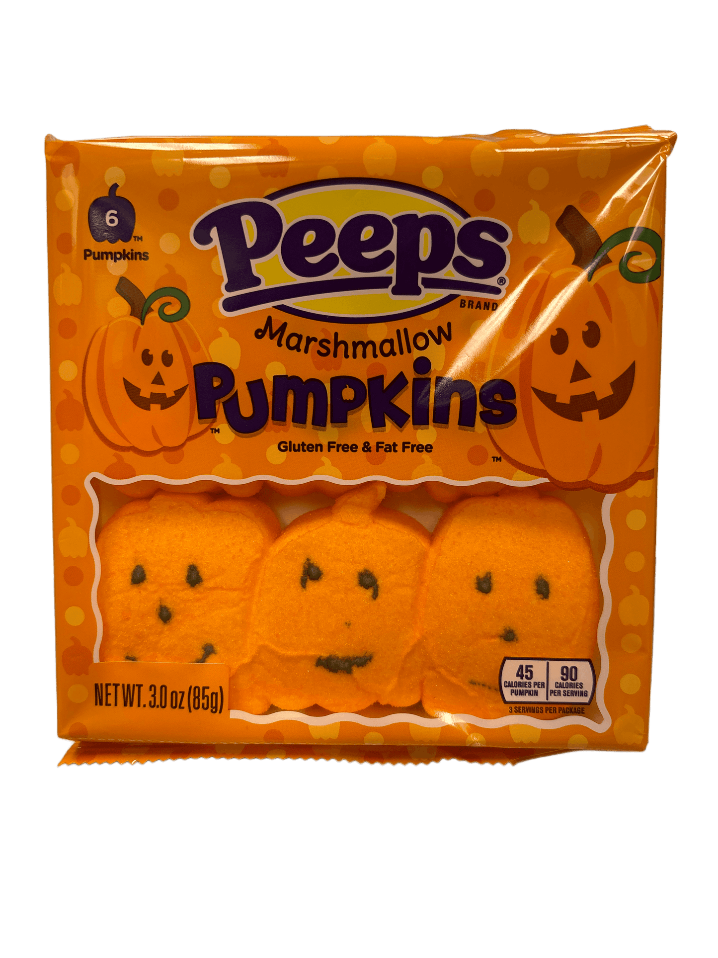 Peeps Marshmallow Halloween Pumpkins 3OZ