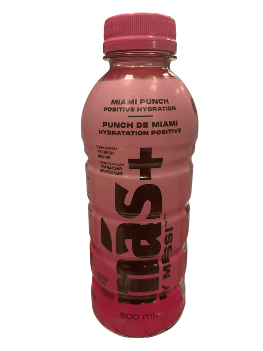 MAS By Messi Miami Punch Drink 500ML *Bottle May Be Dented* - Canadian Edition