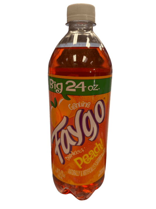 Faygo Peach Flavoured Bottle 24OZ - U.S Edition