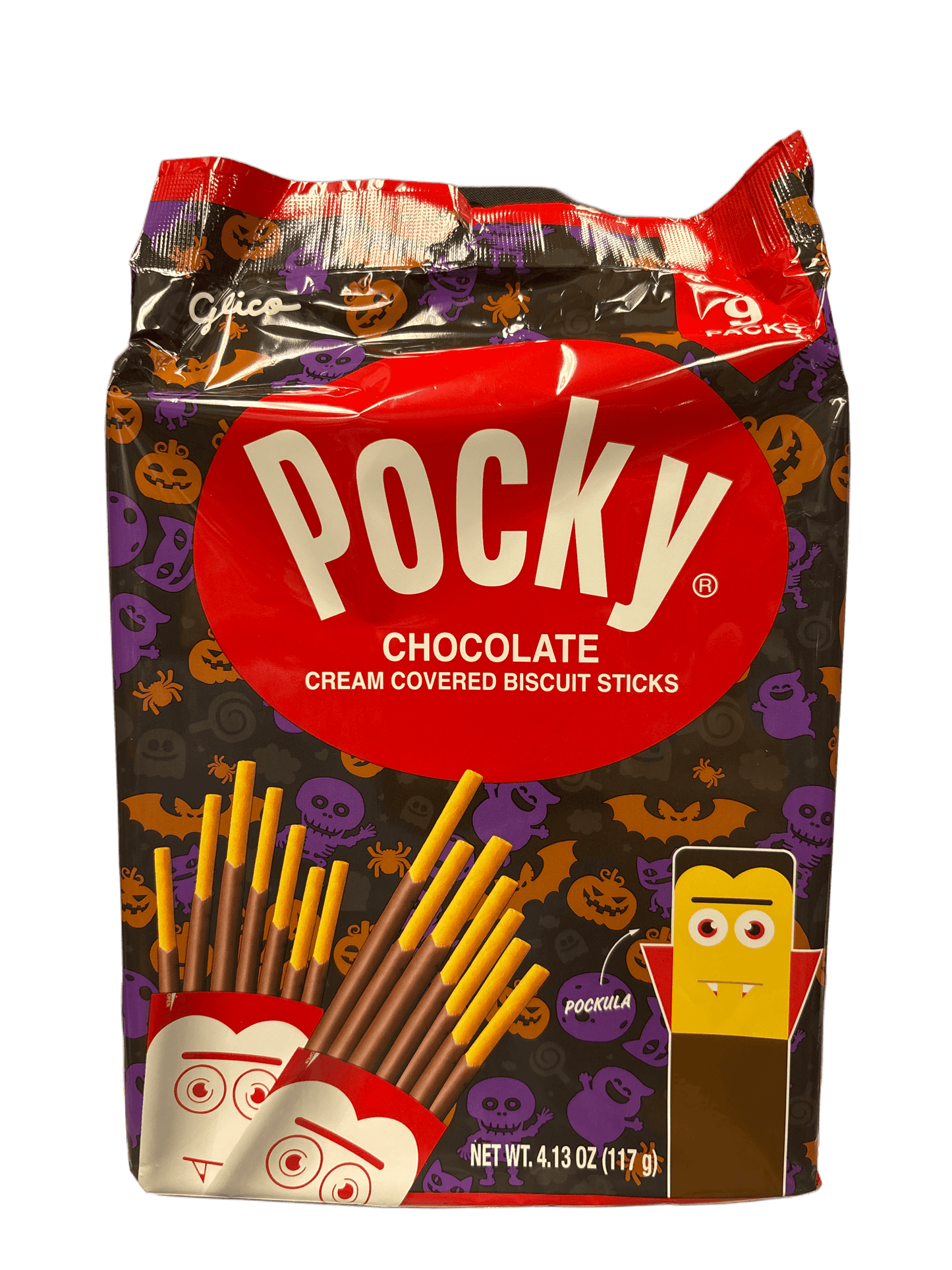 Pocky Halloween Chocolate Cream Covered Biscuits Sticks 4.13OZ