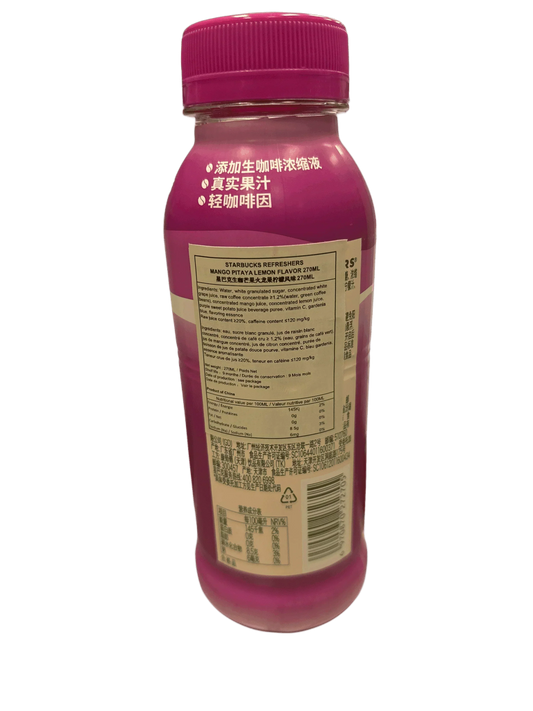Starbucks Refreshers Mango Pitaya Lemon 270ML