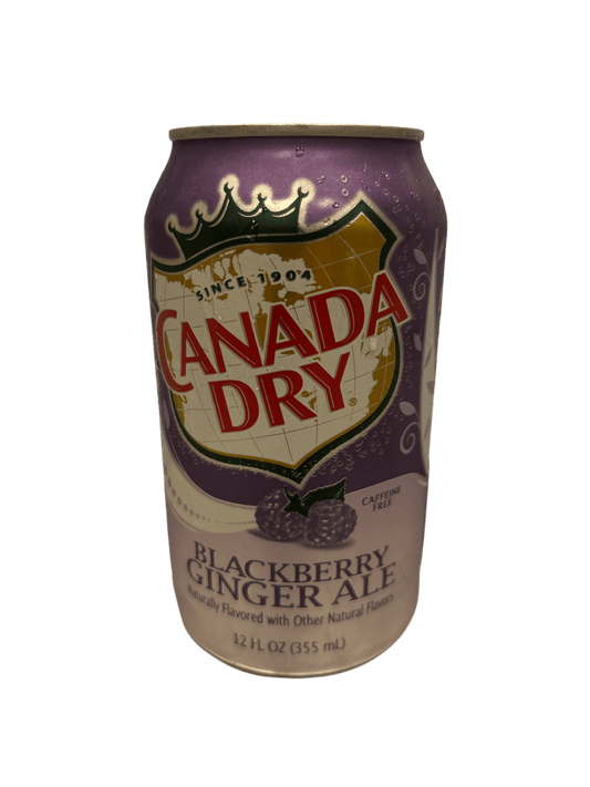 Canada Dry Blackberry Ginger Ale 355ML - Canadian Edition