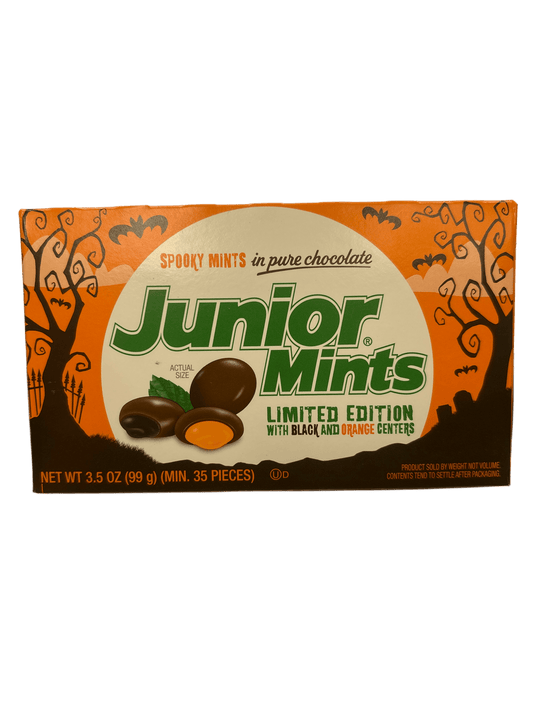 Junior Mints Spooky Chocolate Mints Halloween Candy 3.5OZ - U.S Edition