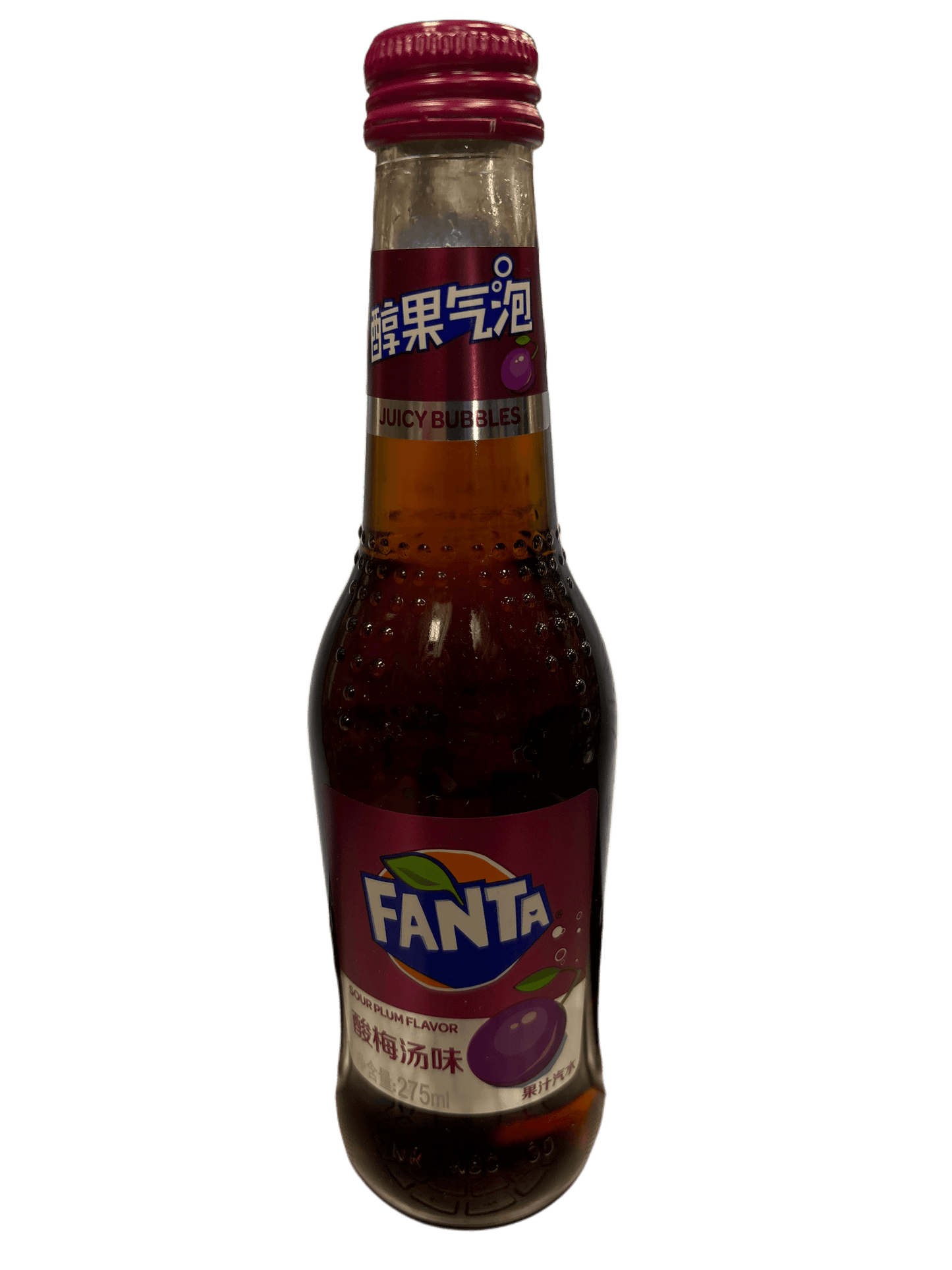 Fanta Sour Plum Glass Bottle 275ML