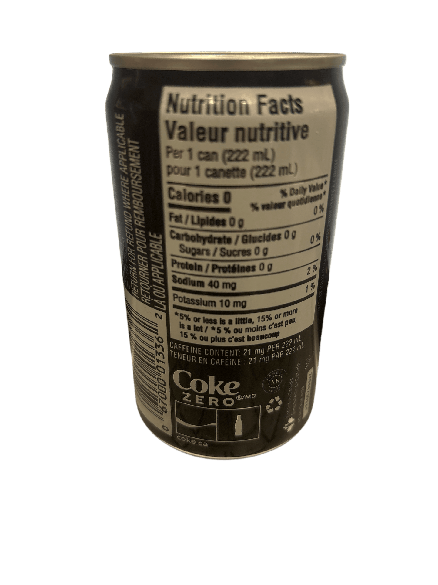 Coca Cola Mini Oreo Zero Drink 222ML BB 24/02/25