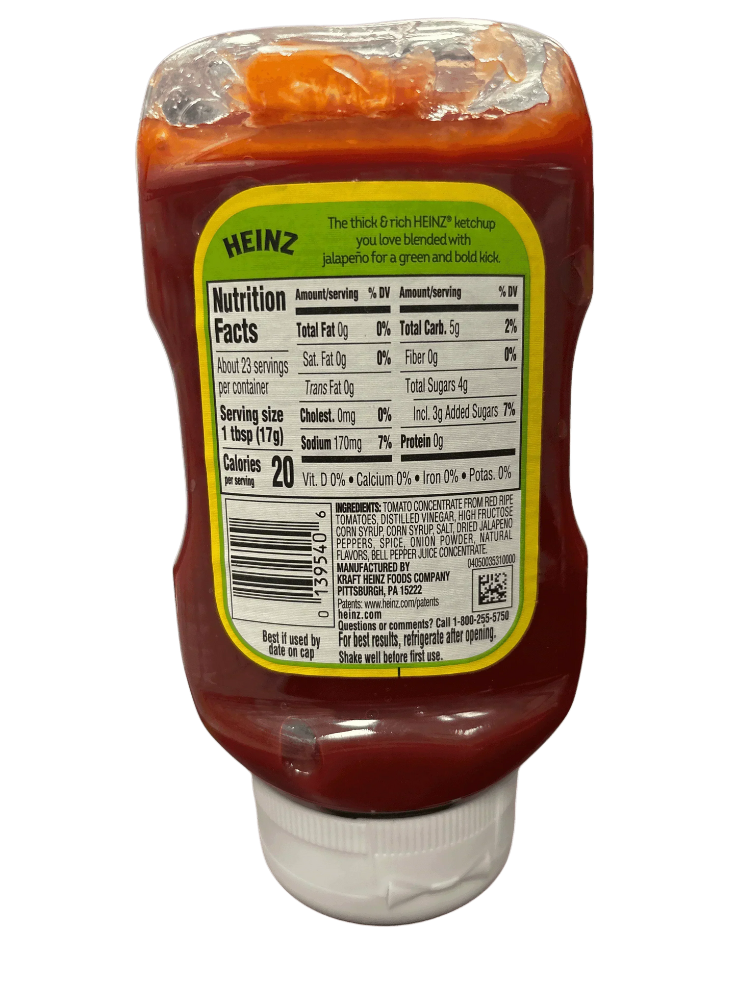 Heinz Jalapeno Tomato Ketchup 14OZ