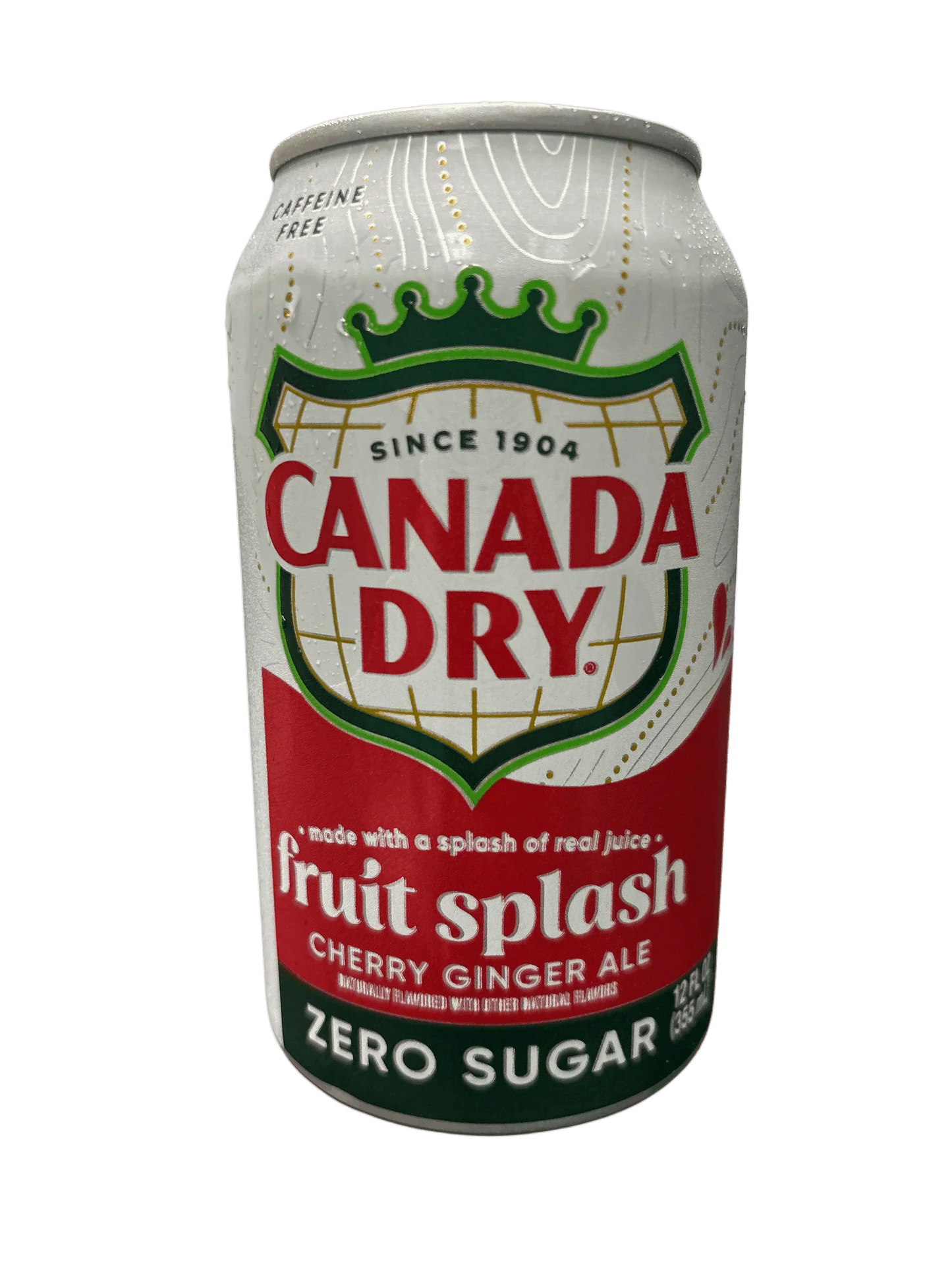 Canada Dry Zero Sugar Fruit Splash Cherry Ginger Ale 12OZ