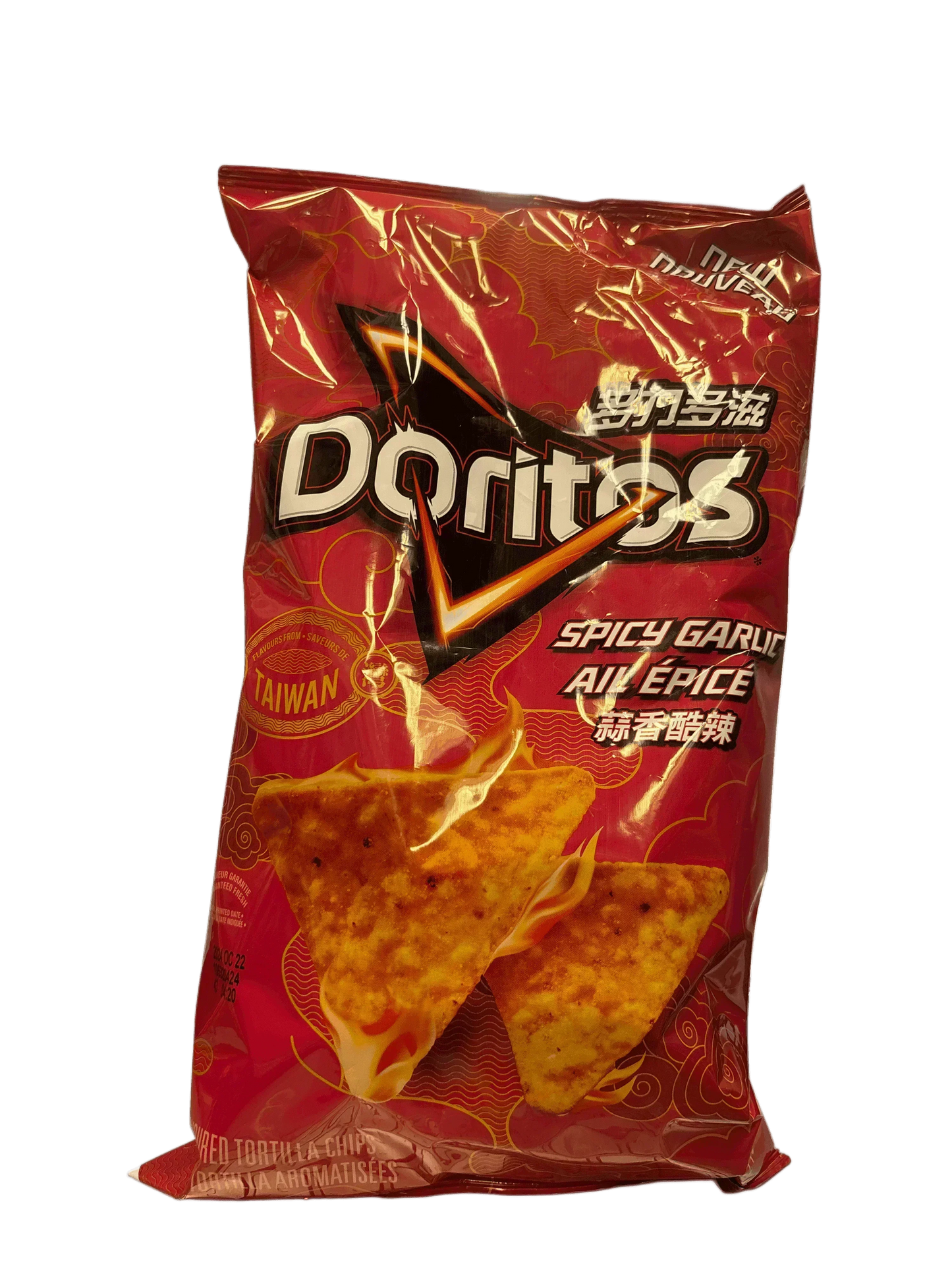 Doritos Spicy Garlic Tortilla Chips 210G - Taiwanese Edition