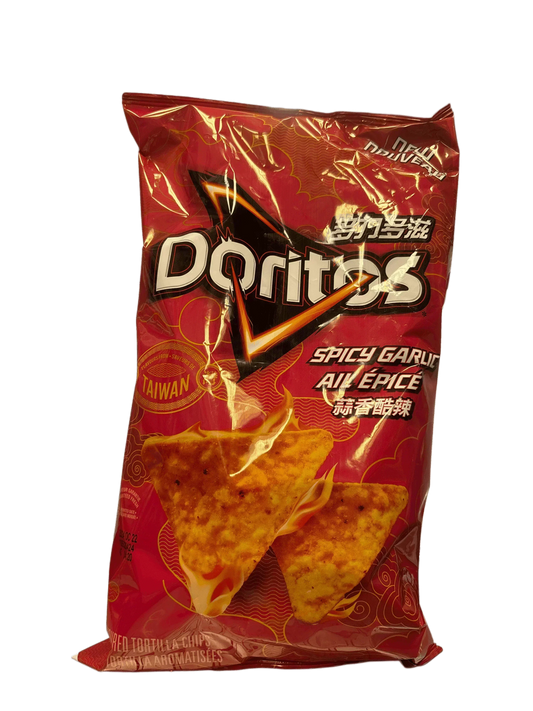 Doritos Spicy Garlic Tortilla Chips 210G - Taiwanese Edition