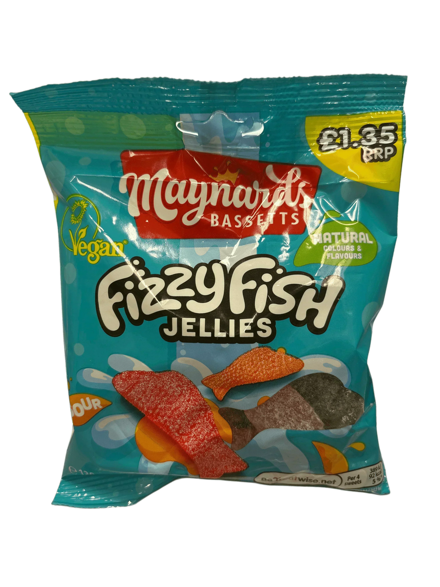 Maynards Bassetts Sour Fish 130G - U.K Edition