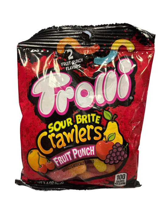 Trolli Sour Brite Crawlers Fruit Punch 3.4OZ