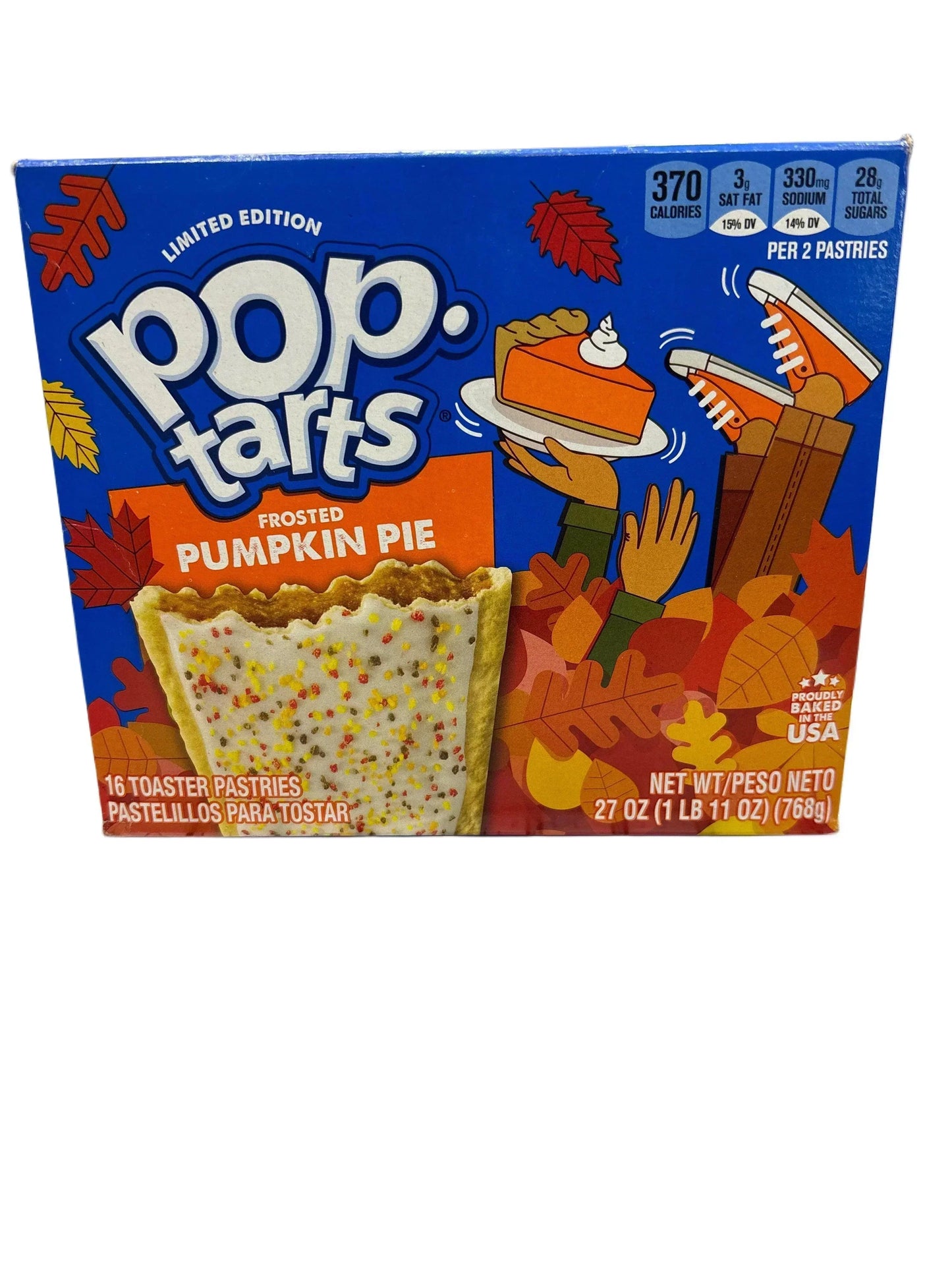 Pop Tarts Frosted Pumpkin Pie Limited Edition 16 Pack 768G - U.S Edition