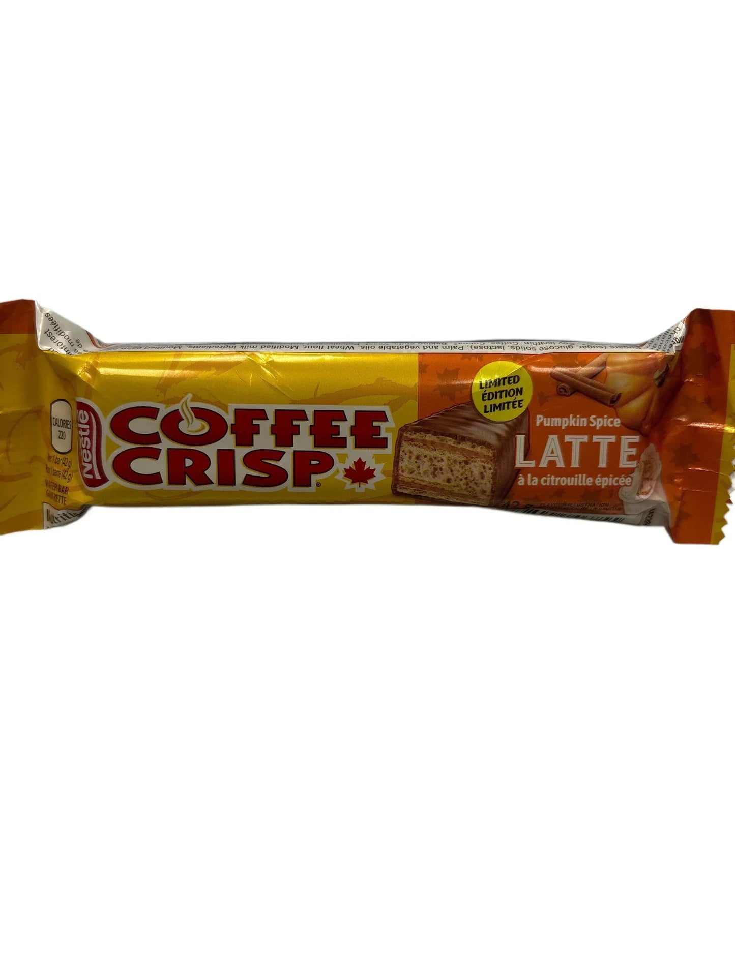 Coffee Crisp Pumpkin Spice Latte 42G Limited Edition
