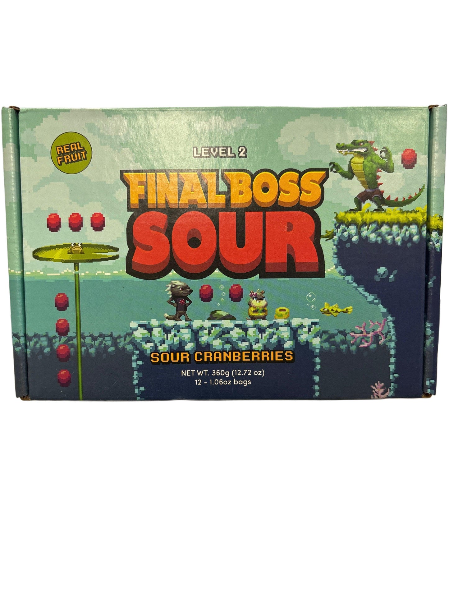 FINAL BOSS SOUR Level 2 Sour Cranberries Exclusive Challenge 360G - U.S Edition