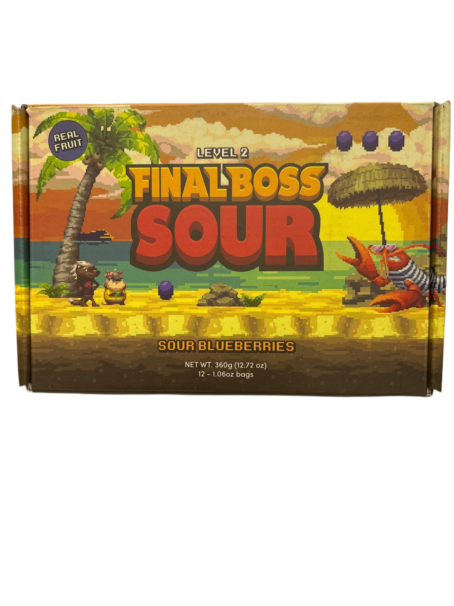 FINAL BOSS SOUR Level 2 Sour Blueberries Exclusive Challenge 360G - U.S Edition