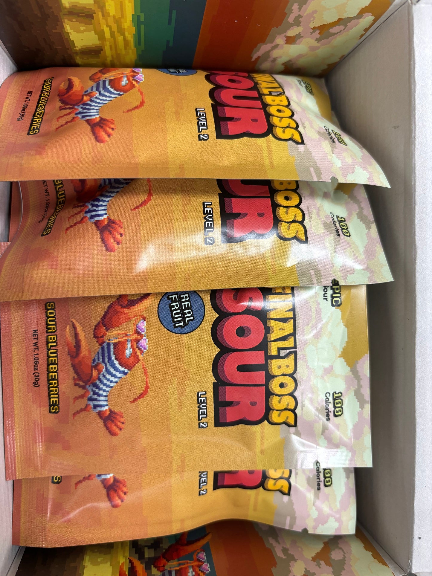 FINAL BOSS SOUR Level 2 Sour Blueberries Exclusive Challenge 360G - U.S Edition