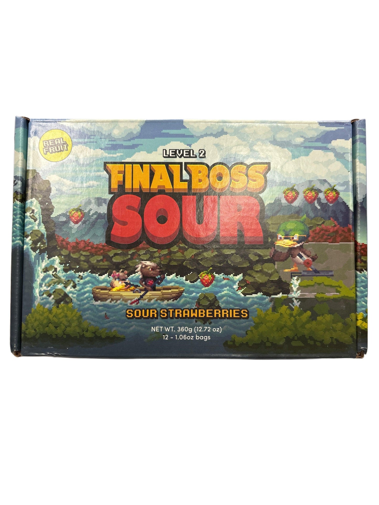 FINAL BOSS SOUR Level 2 Sour Strawberries 360G