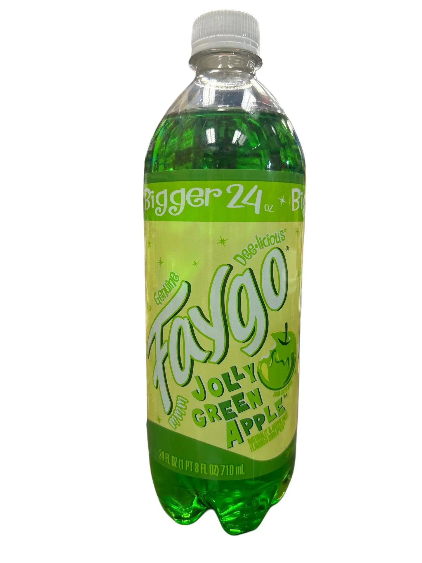 Faygo Jolly Green Apple Soda 24OZ - U.S Edition