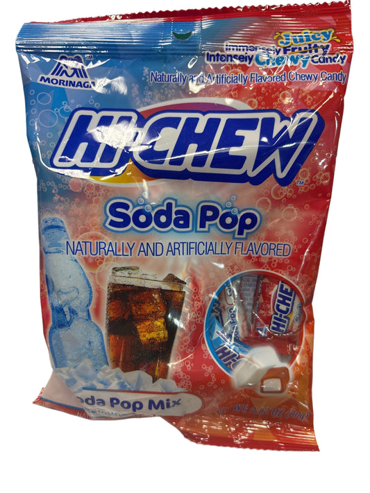 HI-CHEW Soda Pop Mix Candy Bag 2.82OZ - Chinese Edition