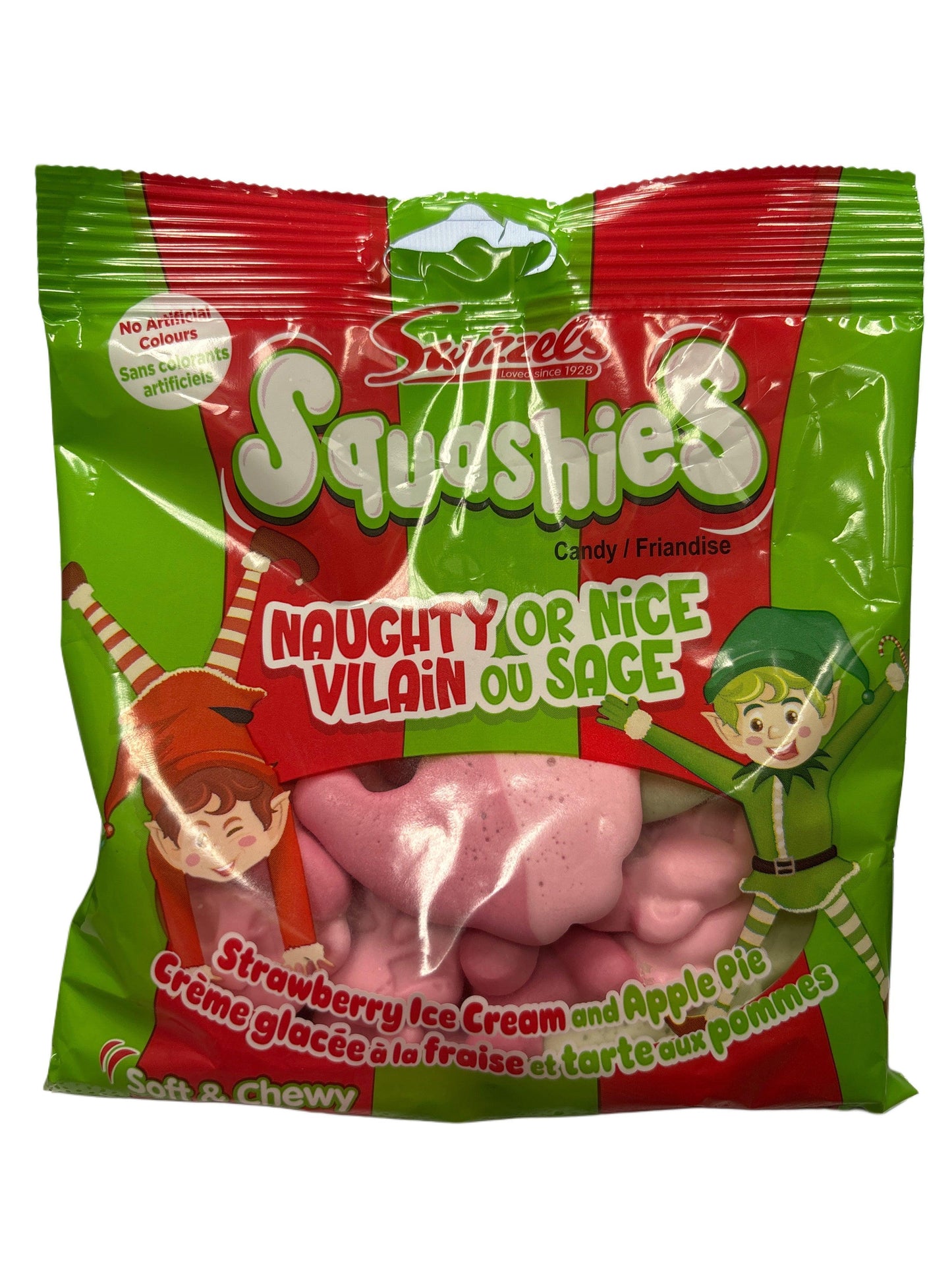 Squashies Christmas Naughty Or Nice Soft & Chewy Candy 120G - US Edition