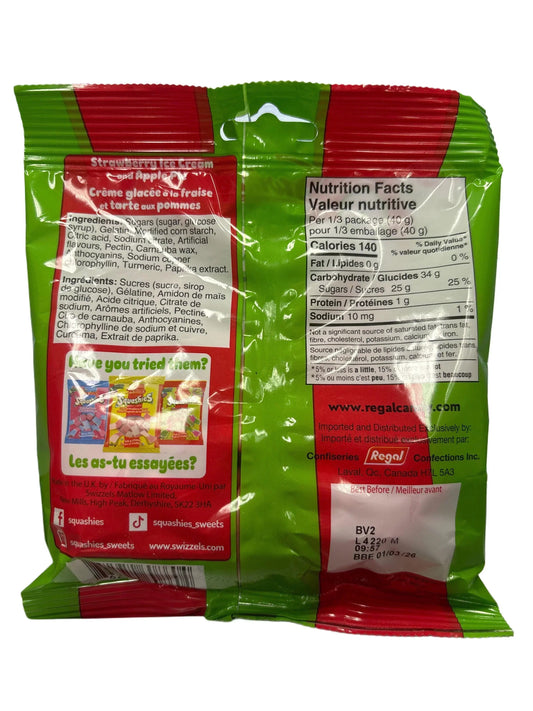 Squashies Christmas Naughty Or Nice Soft & Chewy Candy 120G - US Edition