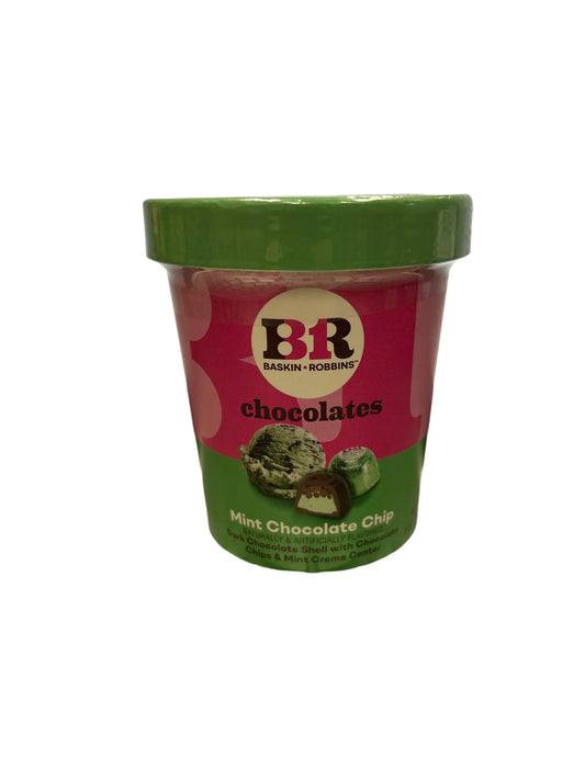 Baskin Robbins Mint Chocolate Chip Cookie Dough 5OZ - U.S Edition