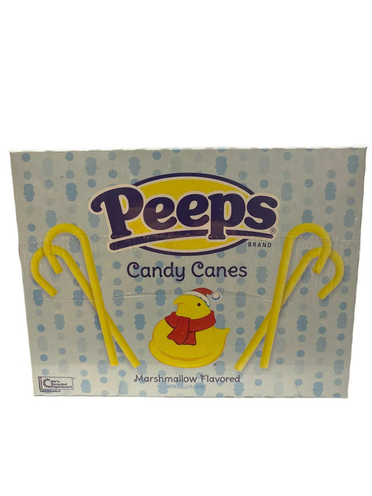 PEEPS Marshmallow Flavored Candy Canes - 12 Pack - U.S Edition