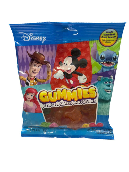 Disney Gummies Shape and Flavors Candy Bag 4OZ - U.S Edition