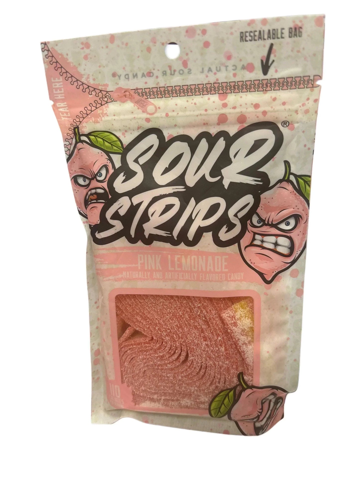 Sour Strips Pink Lemonade 3.4OZ - U.S Edition
