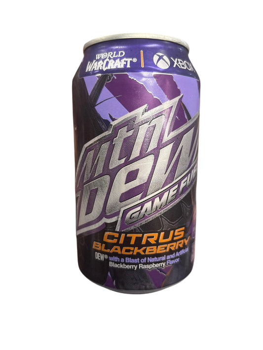 Mountain Dew Game Fuel Citrus Blackberry Can 355ML