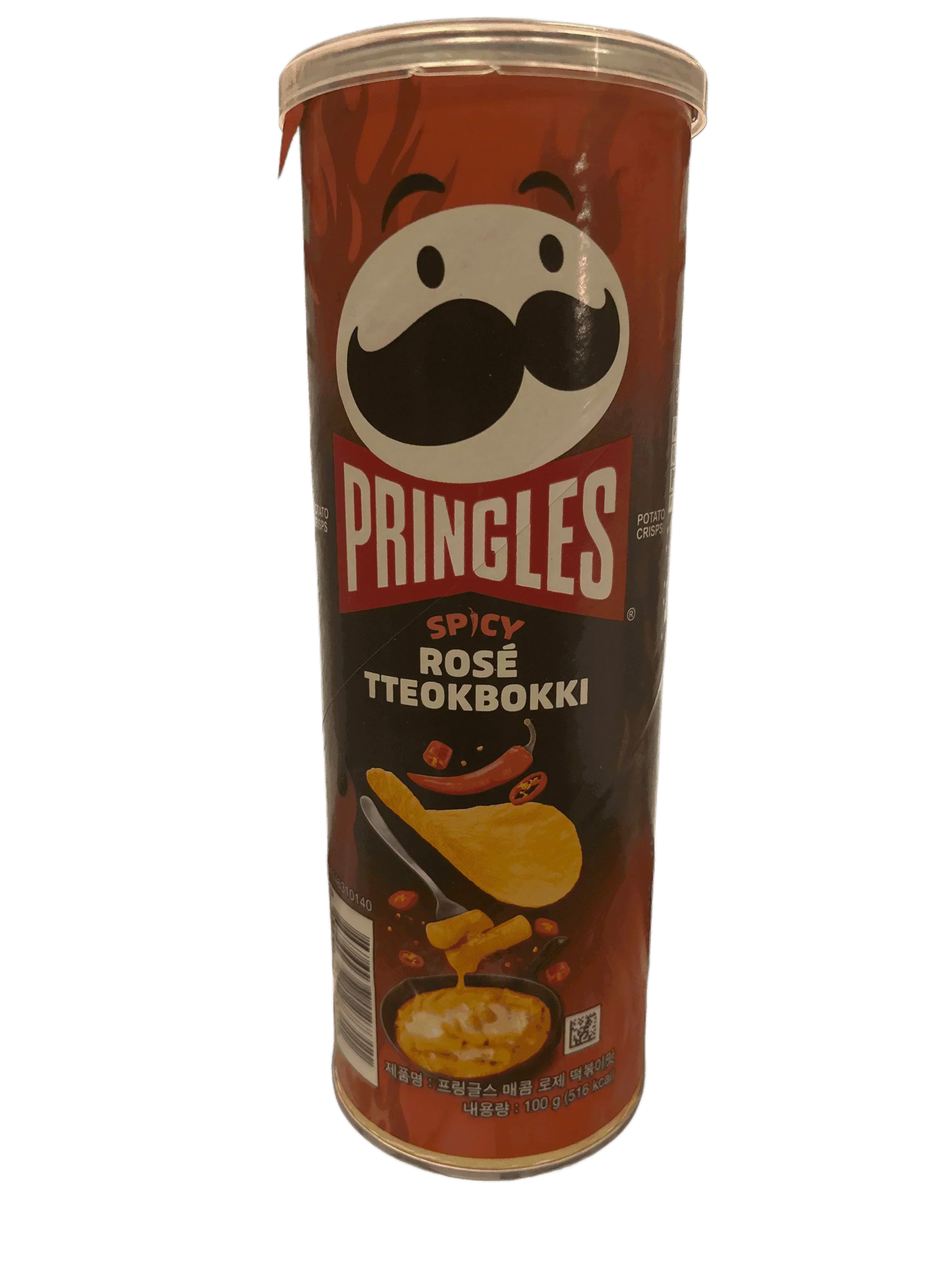 Pringles Spicy Rose Tteokbokki Chips 100G - Chinese Edition
