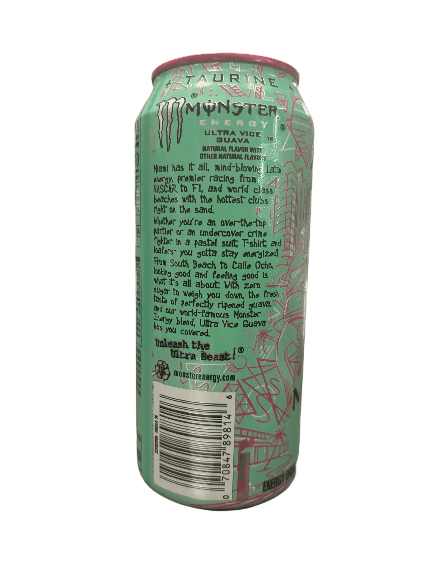Monster Energy Zero Sugar Ultra Vice Guava 16OZ - Canadian Edition